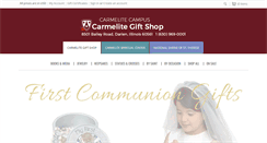 Desktop Screenshot of carmelitegiftshop.org